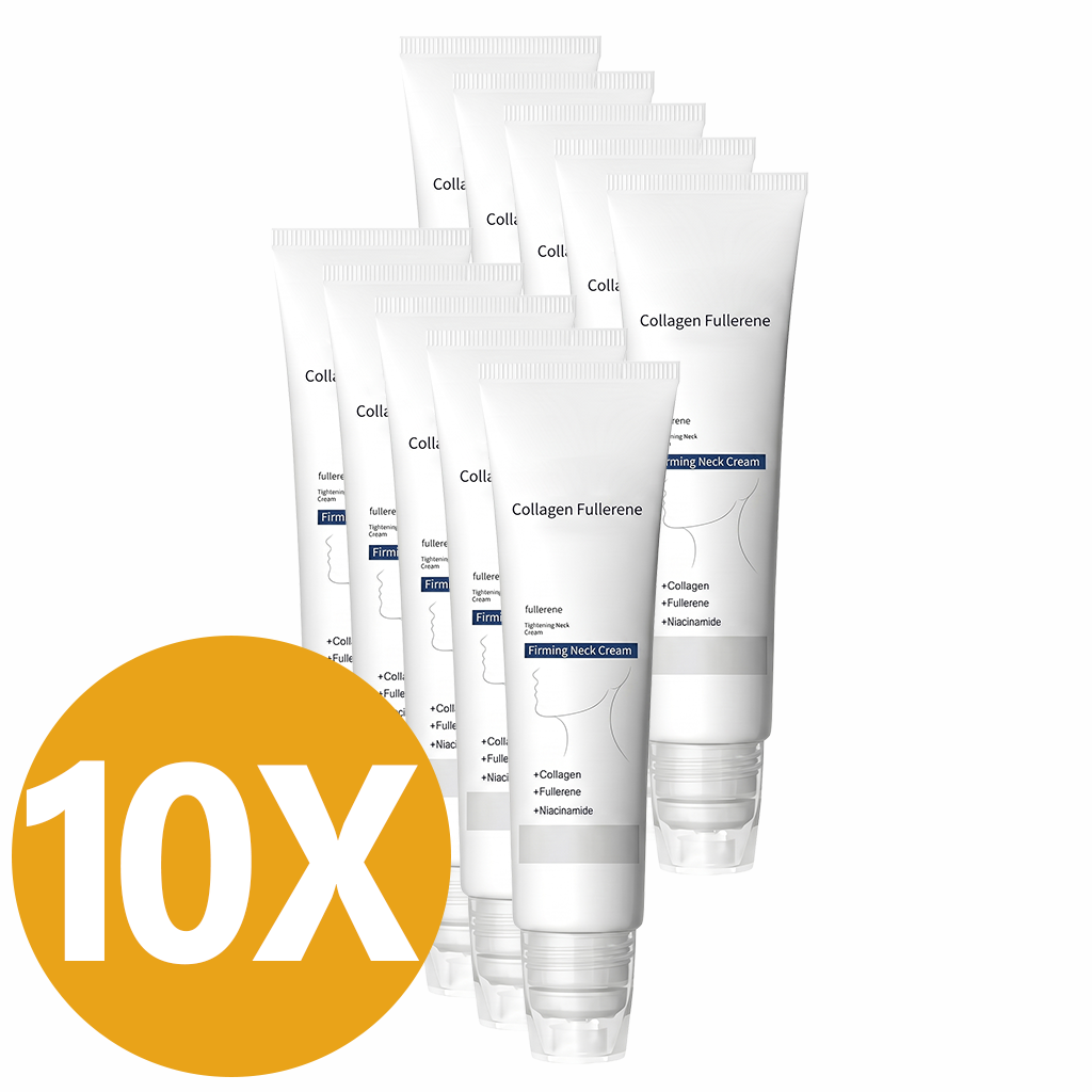 Roller Massage Neck Cream 🧴 Collagen & Hyaluronic Acid | Firms Neck, Reduces Wrinkles & Double Chin