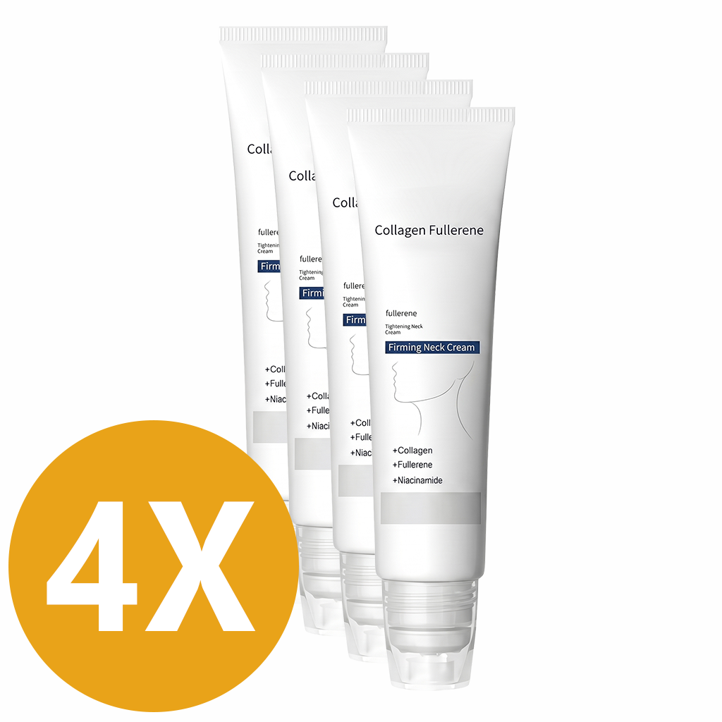 Roller Massage Neck Cream 🧴 Collagen & Hyaluronic Acid | Firms Neck, Reduces Wrinkles & Double Chin