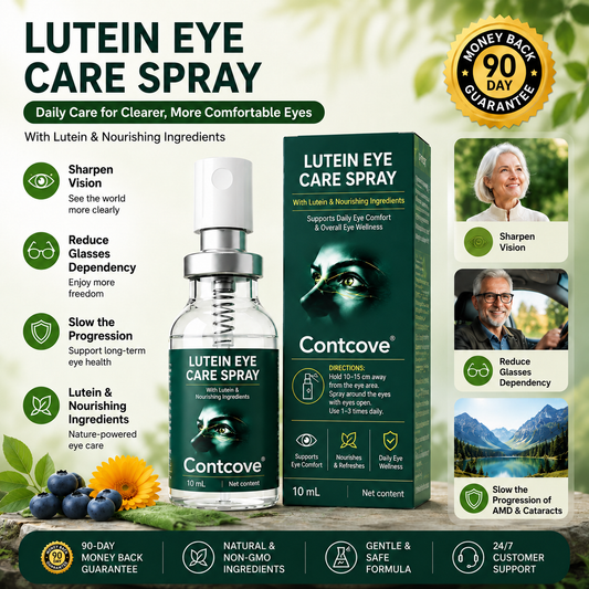 Contcove® Lutein Eye Care Spray — 10-Second Daily Routine