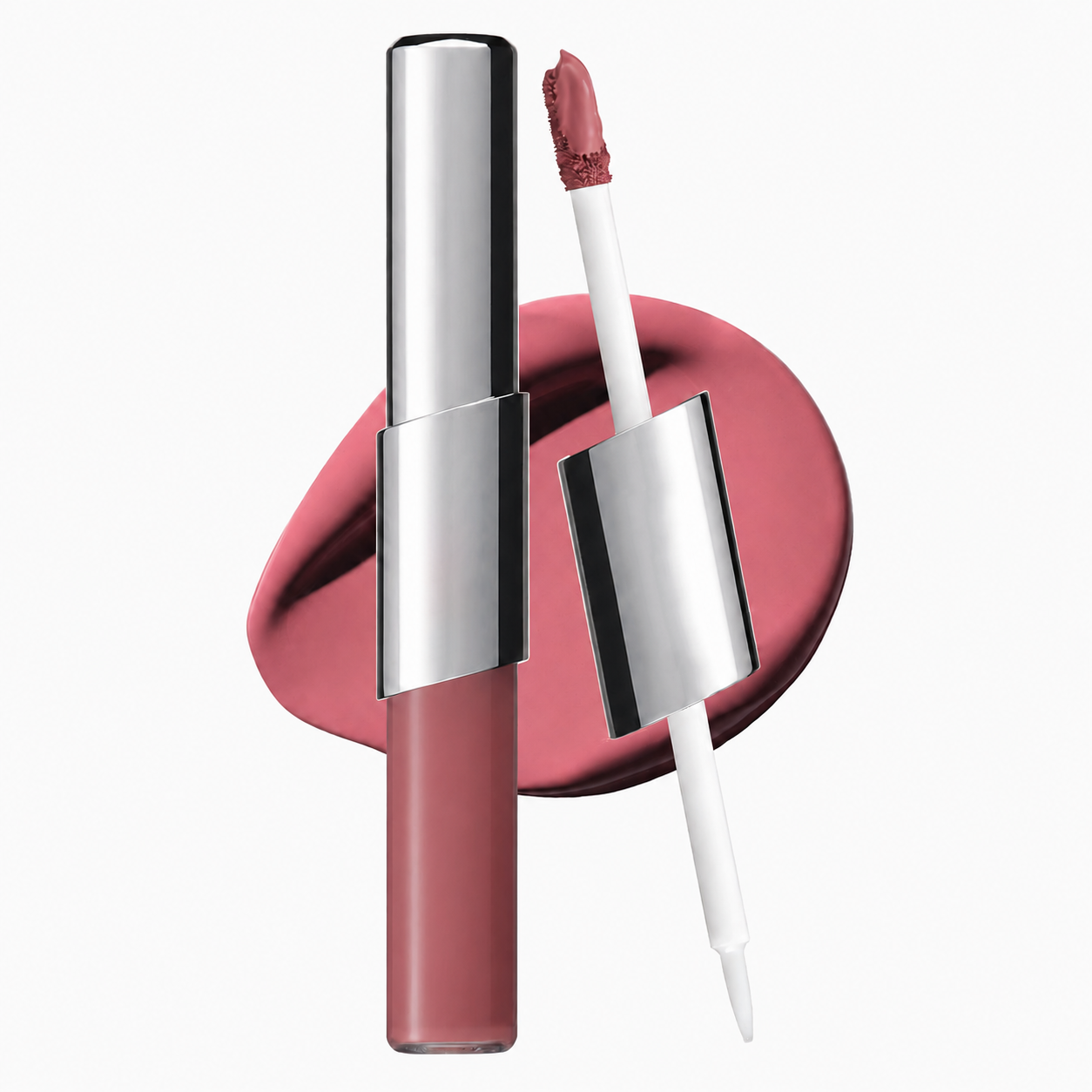 Perfect Twin Lip — Dual-Ended Liquid Lipstick with Velvet Matte Color and Glossy Shine