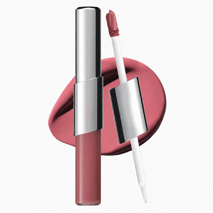 Perfect Twin Lip — Dual-Ended Liquid Lipstick with Velvet Matte Color and Glossy Shine